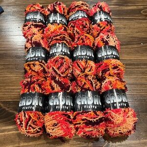 Lot of 12 Erdal Fluffy Yarn